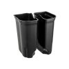 Kosz do segregacji TORGE Duo 2x11l srebrny
